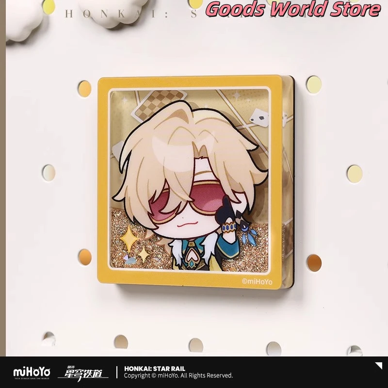 Оригинальный Робин Авантюрин Kafka Jingyuan Danheng Dr Ratio Sparkle струящийся песок наклейка на холодильник Mihoyo Honkai Star Rail подарок Оригинальный Робин Авантюрин Kafka Jingyuan Danheng Dr Ratio Sparkle струящийся песок наклейка на холодильник Mihoyo Honkai Star Rail подарок