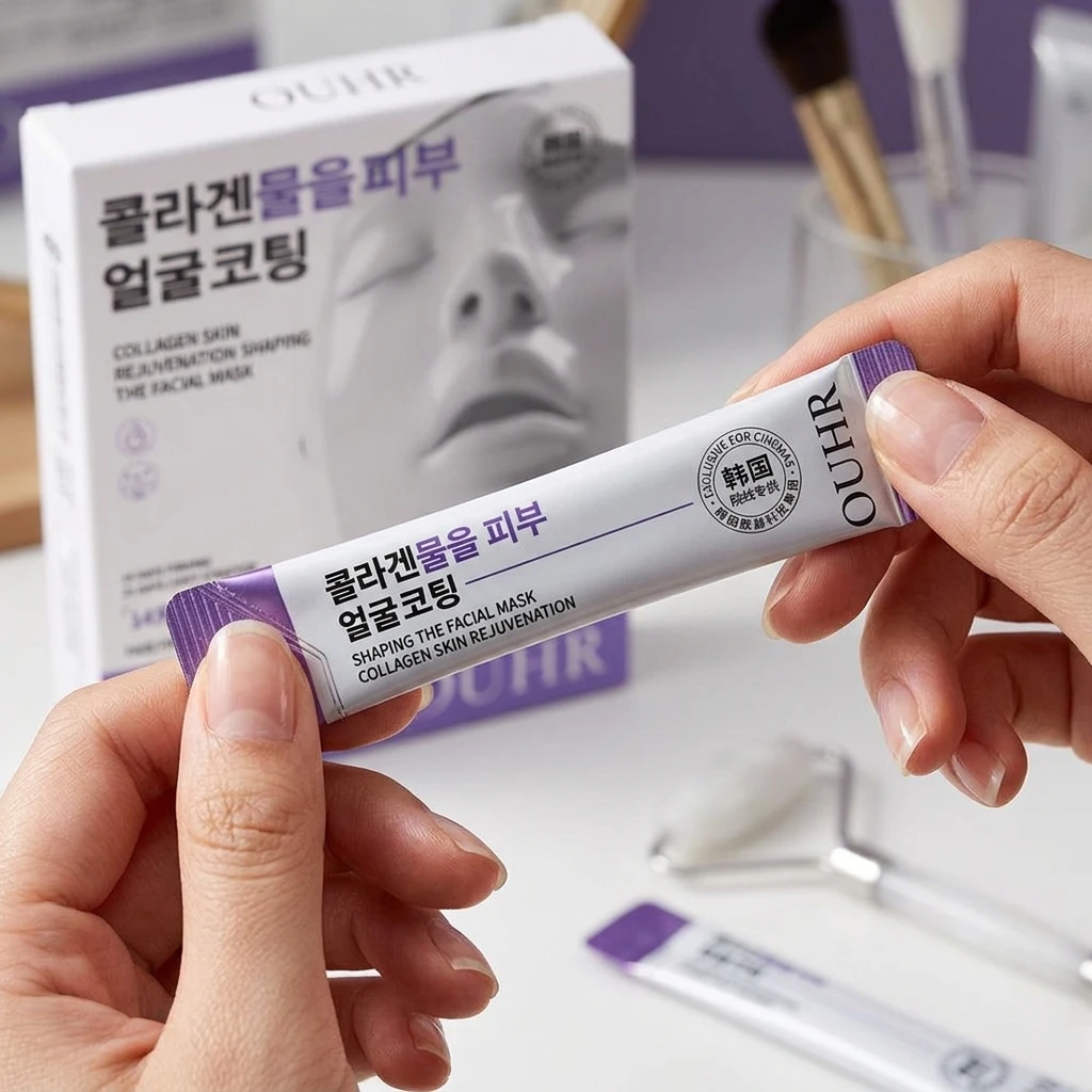 Collagen Skin Filling Plastic Facial Mask Lifts Tightens Lightens Lines Moisturizes And Smears Facial Mask 20pcs/box Facial Care
