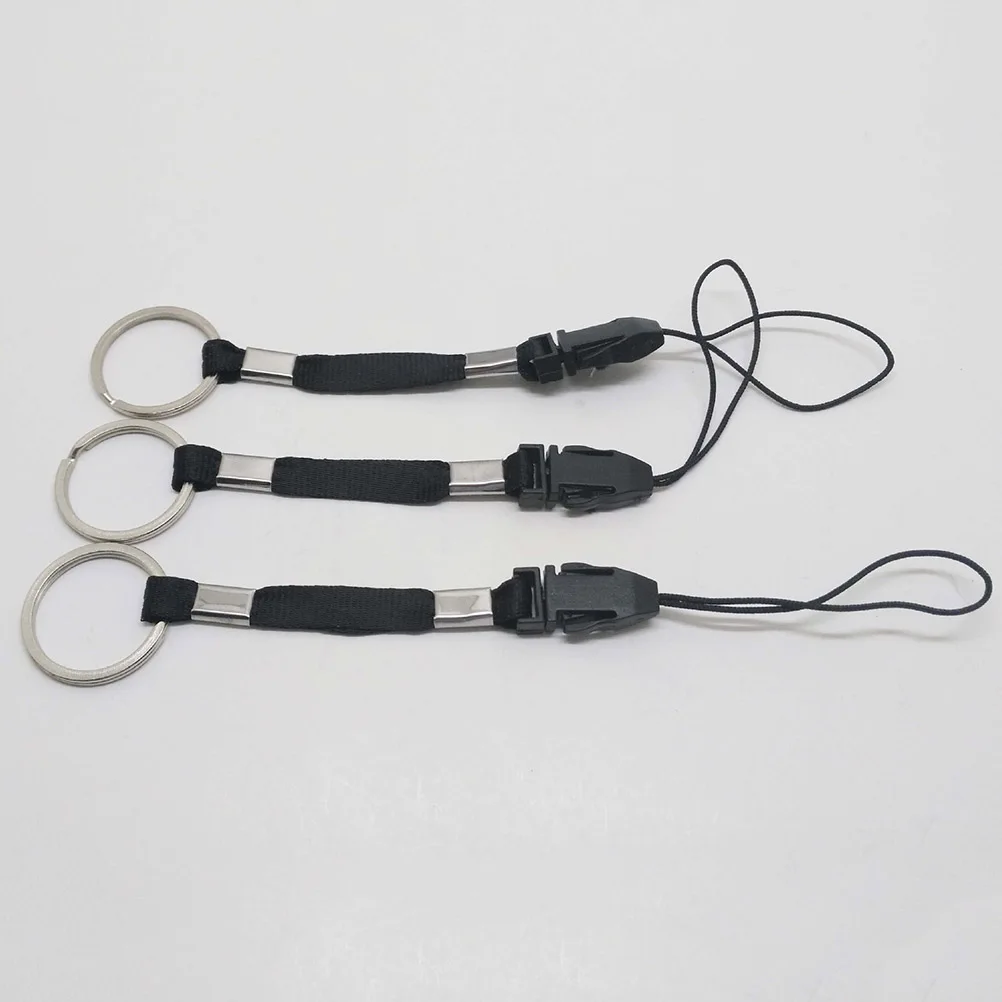 

10pcs Flashlight Tail Rope Detachable Nylon Lanyards Smart Phone Strap Lightweight Adhesive Secure Accessories For Phone Camera