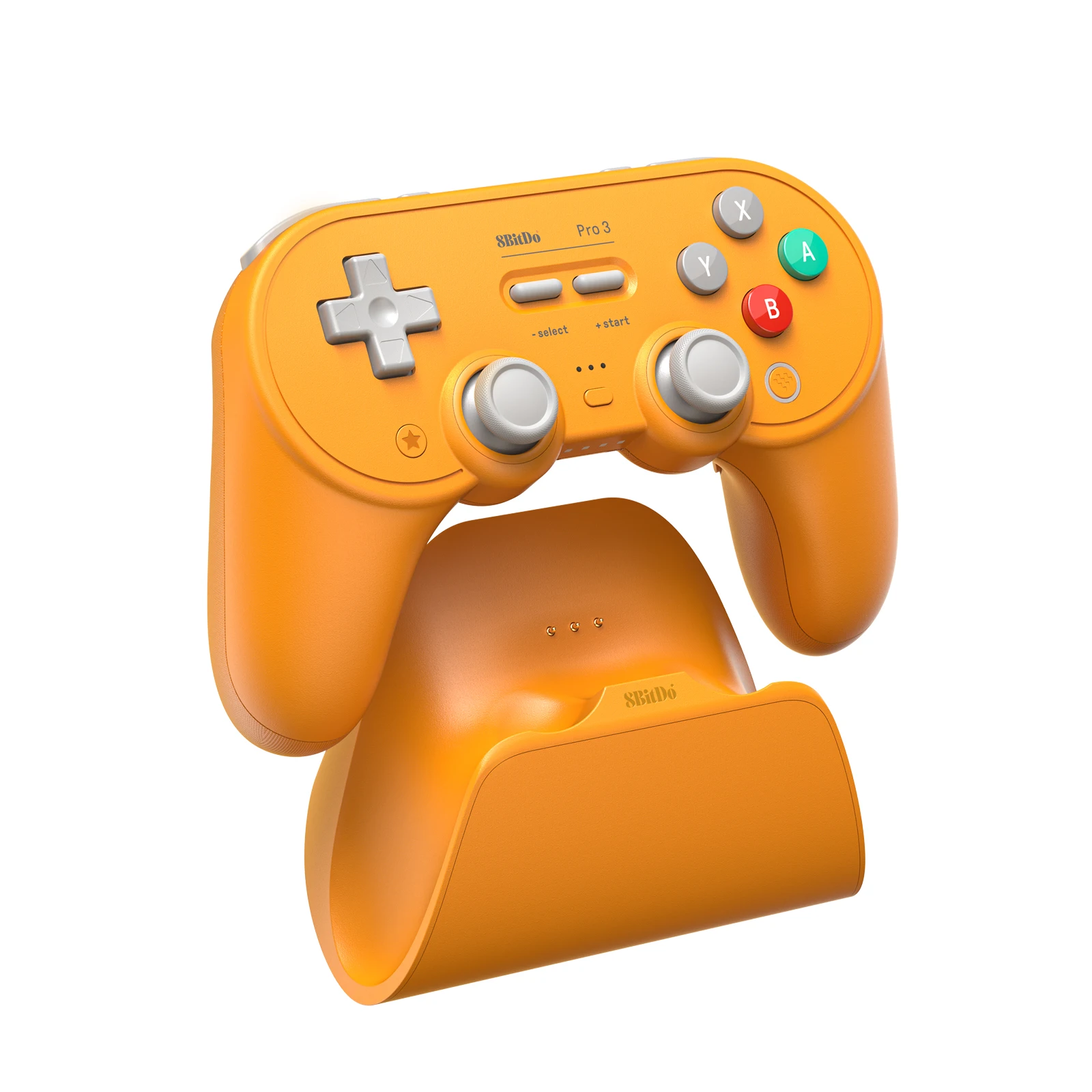 وحدة تحكم ألعاب بلوتوث 8BitDo Pro 3 للتبديل 1/2 Windows، عصا تحكم Apple TMR مع مشغلات قابلة للتحويل لبخار Android