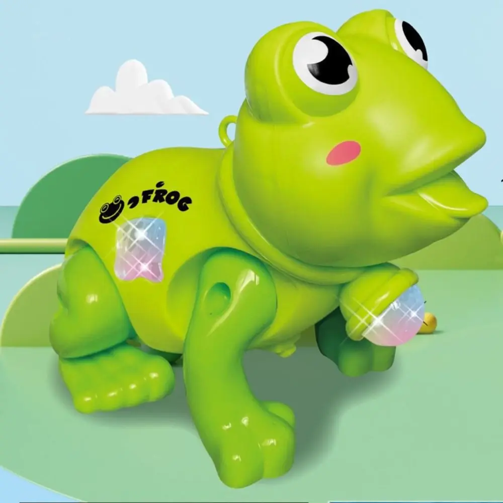 Rana elettrica elettrica con proiezione musicale Rana dei cartoni animati Proiezione musicale educativa Montessori