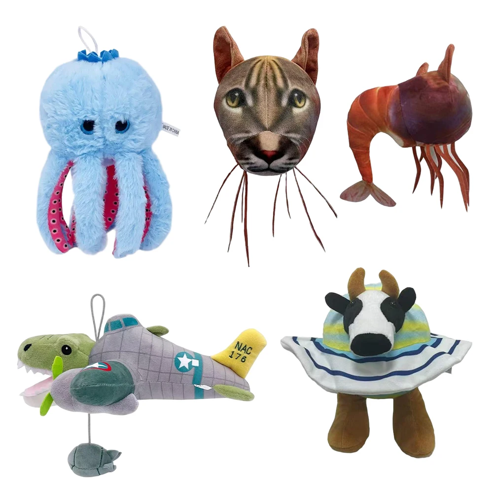 

55style Итальянский Brainrot Tung Tung Tung Sahur Плюшевые игрушки Tungtung Sahur Tralalero Tralala Shark Плюшевая мягкая игрушка Кукла в подарок