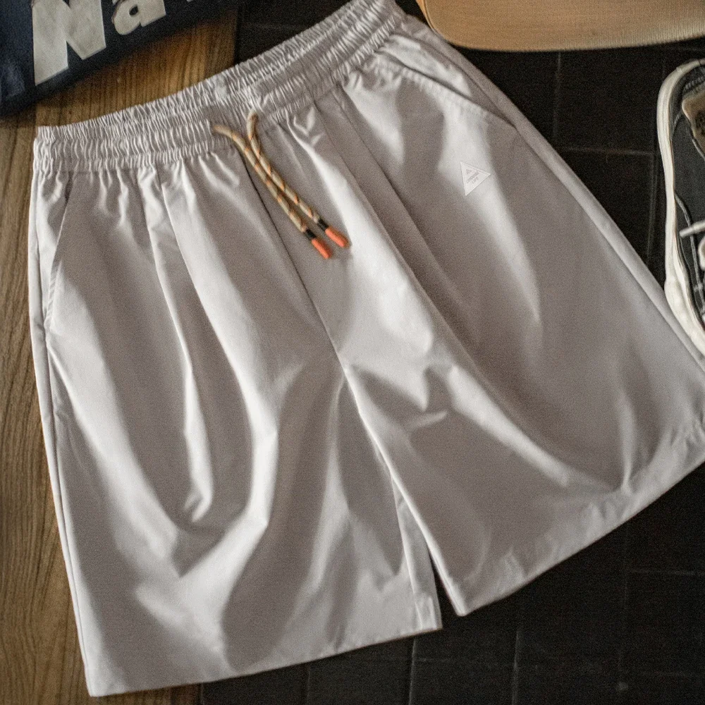 

Maden Outdoor Men's Quick-Dry Shorts Summer Lightweight Woven Casual Shorts Elastic Waist Drawstring Loose Fit Shorts