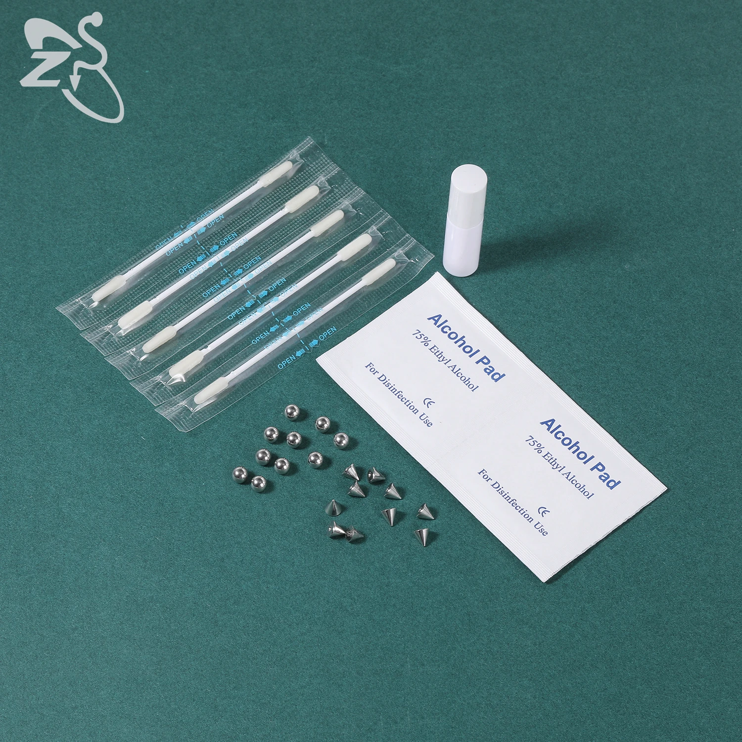Fake Eyebrow Ring Set for Non-Piercing Body Jewelry