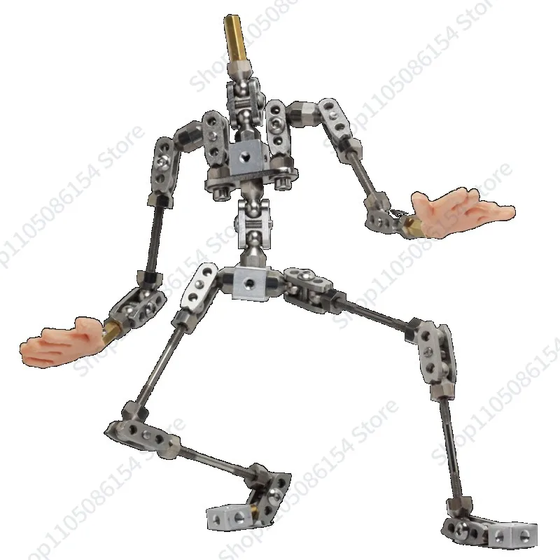 Professional frozen frame animation animation stainless steel wear-resistant flexible doll skeleton (excluding hands)