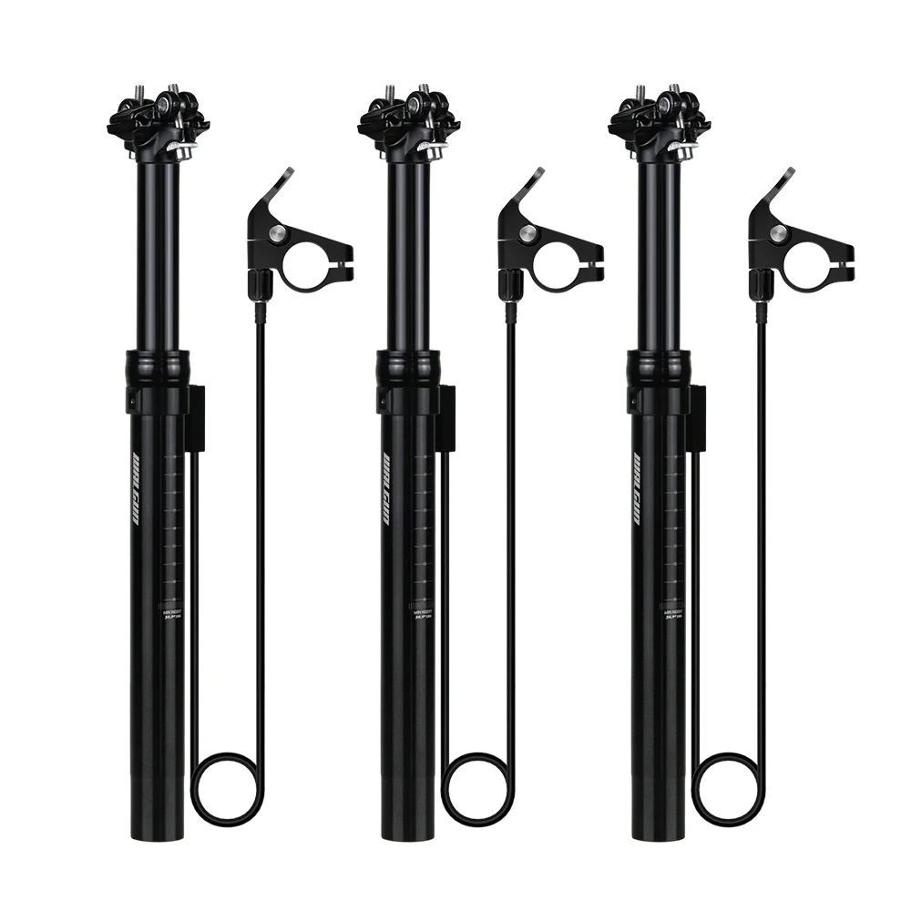AliExpress WALGUN SP27A Bicycle Seat Post Dropper for Mtb 27.2/30.9/31.6mm Remote Control Bike Telescopic Seatpost Hydraulic Middle External Cable