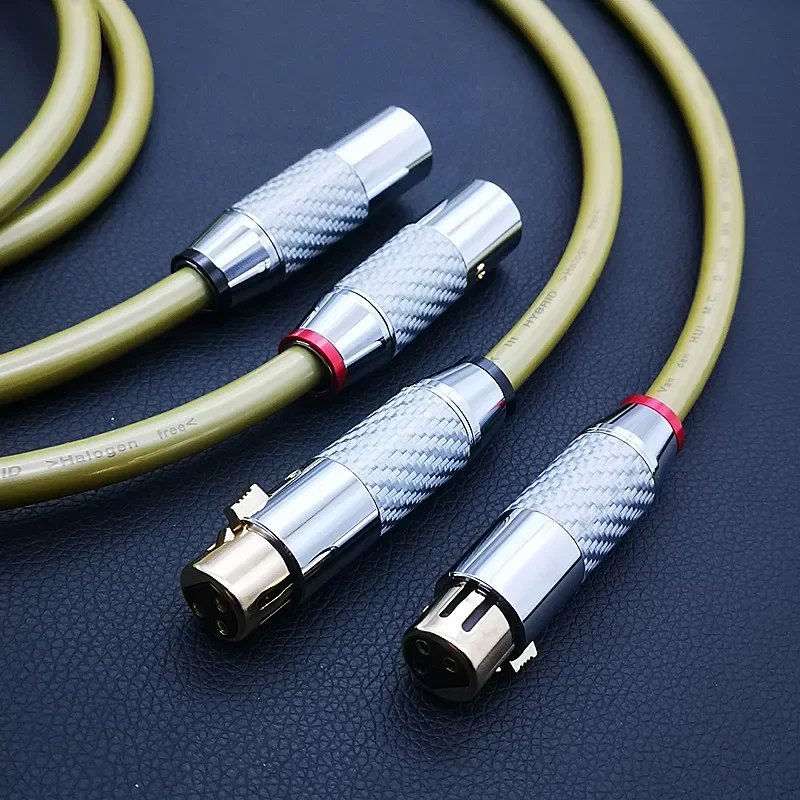 زوج MCD102MK XLR كابل التوازن عالية النقاء OCC غرامة الفضة XLR ذكر إلى أنثى كابل الصوت خط اوديوفيلي المتكلم