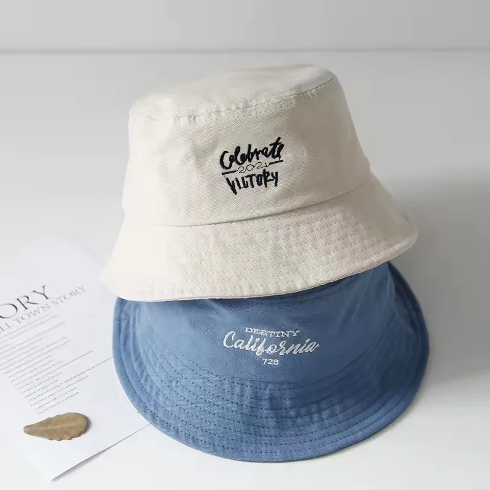 Baby Bucket Hats Children Cool Cap For Girl Boys Korea Panama Fishing Hat Beanie Sun Protection Photography Baby Accessories