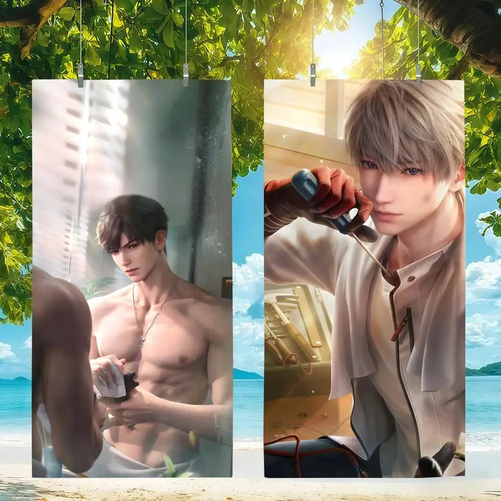 Game Character Xavier Towel Microfiber beach towel, quick-dry, sand-free, ultra-fine fiber, super soft.