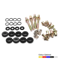 B-SERIES ALUMINUM Engine VALVE COVER WASHER SEAL BOLT NUT KIT B16 B18