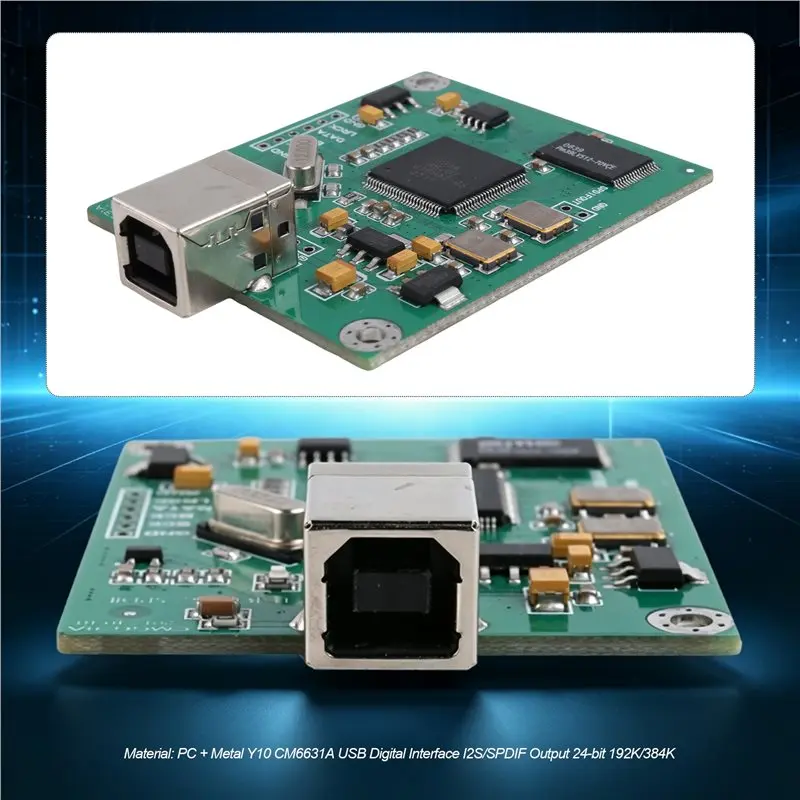 Y10 CM6631A USB Digital Interface I2S Output 24-Bit 192K 384K SPDIF