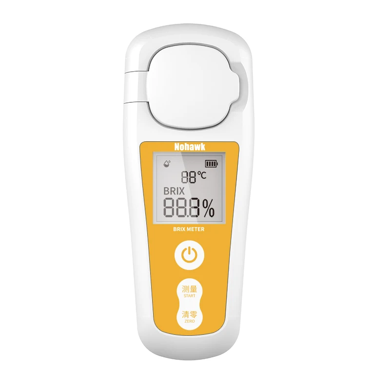 Handheld Nohawk BM-03S Auto Digital 0-55% Brix Meter Alcohol Whisky Tester Refractometer for Wine Making Beer Brewing