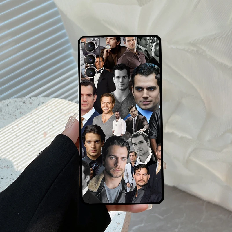 Henry Cavill Phone Case For Samsung Galaxy S21 S22 S23 Ultra Note 20 S8 S9 S10 Note 10 Plus S20 FE Cover