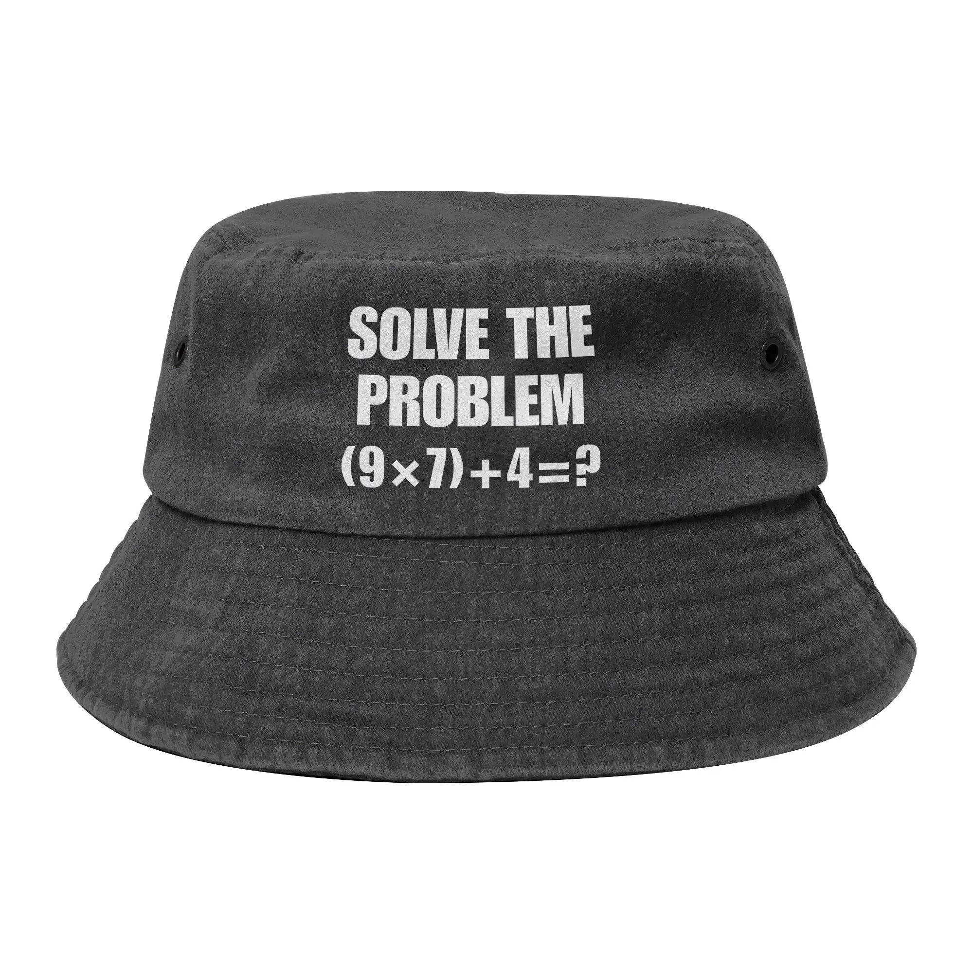 Funny 67 Meme Math Bucket Hats for Unisex Summer  Distressed Denim Field Hat UV Protection for Hiking Fisherman Hats