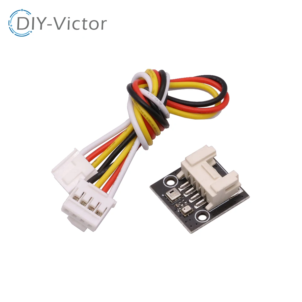 AHT20+BMP280 High Precision Digital Temperature and Humidity Atmospheric Pressure Sensor DC 2.8V-5V USe 4P GROVE Cable I2C