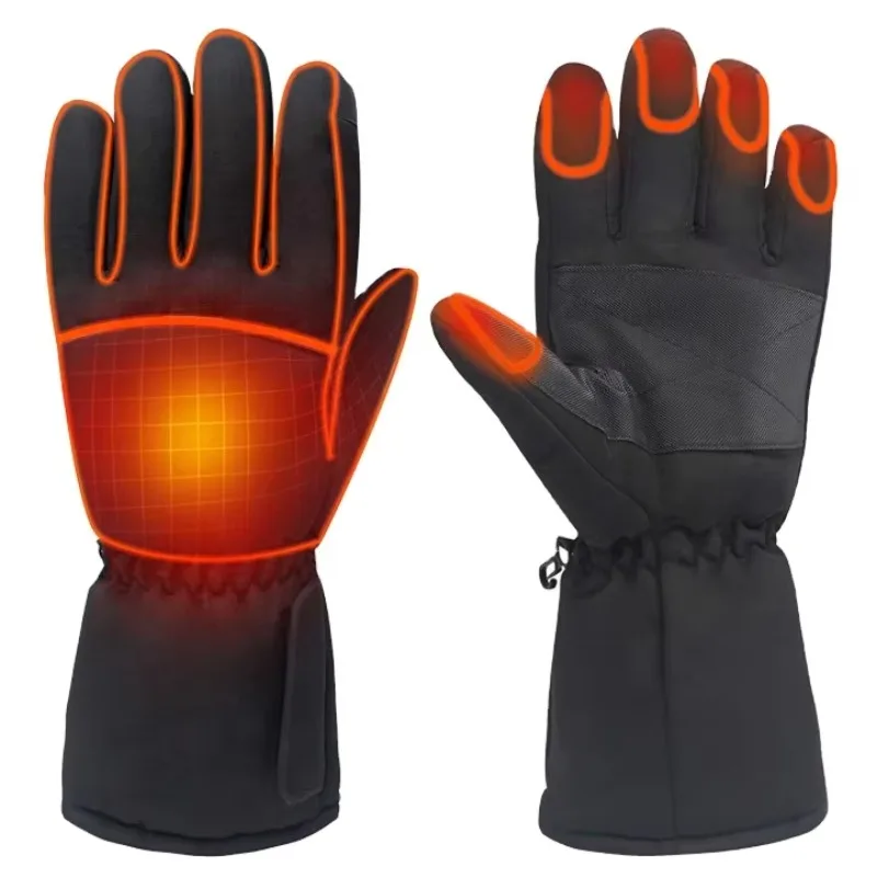 

Outdoor Heating Gloves Waterproof Motorcycle Gants Chauffants Electric Usb Rechargeable Heated Gloves