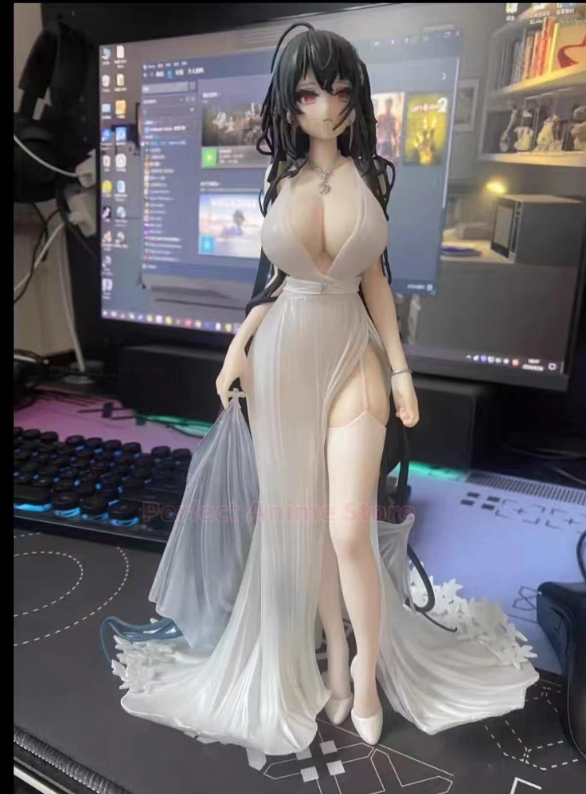 

AY Factory Lying Pose Big Phoenix Azure Line 2D Сексуальная и красивая модель статуи