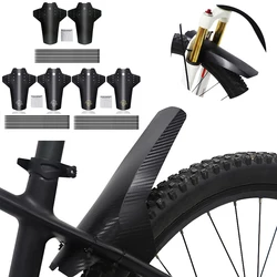 2Pcs Bike Fender Mountain Bicycle Front Rear Wheels Pattern Bike Mudguard Road Bike Dirtboard Cycling Removable Replacement Part