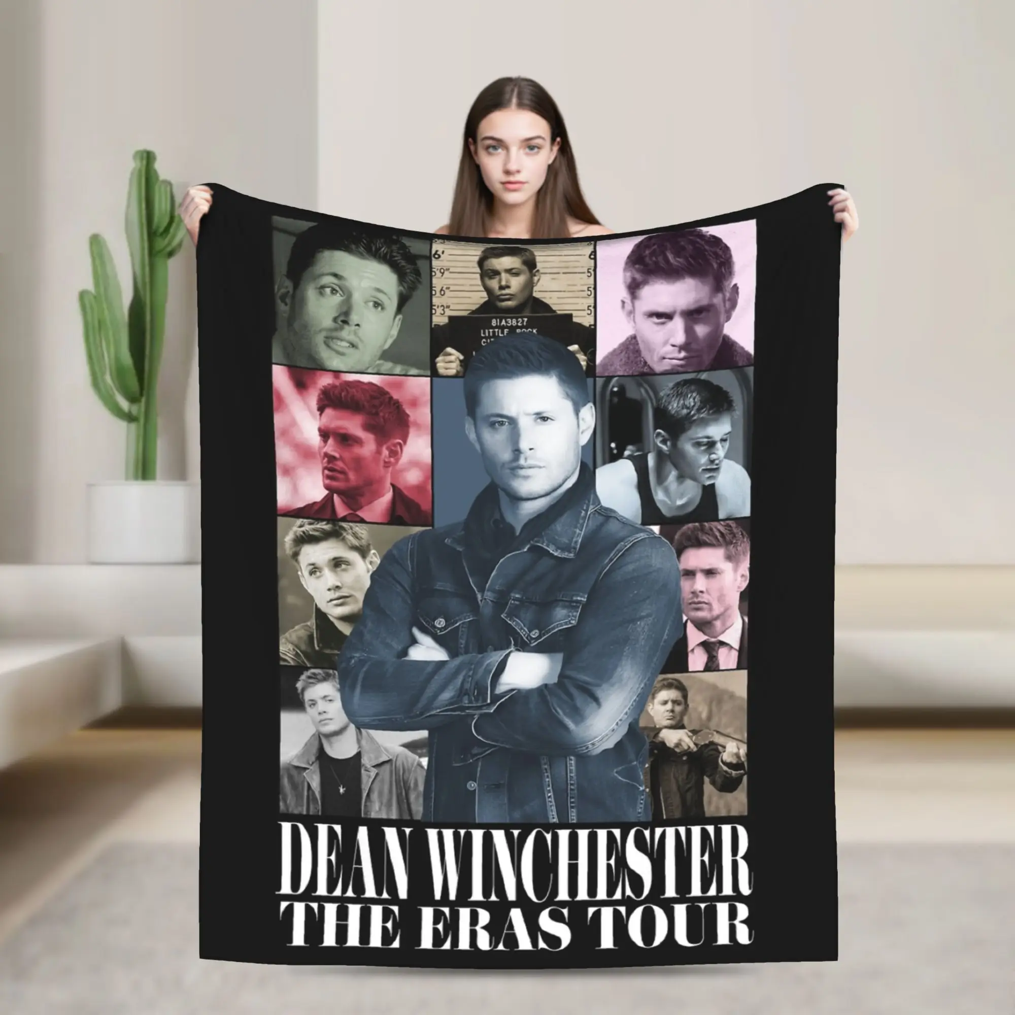 Deans Winchester Eras Tour Supernatural Blankets Flannel Decoration  Breathable Thin Throw Blankets for Home Car Bedspreads