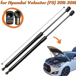 Puntales de capó para Hyundai Veloster (FS) 2011-2018, resortes de Gas de capó delantero, amortiguadores, soportes de elevación, barras de puntal, cantidad (2)