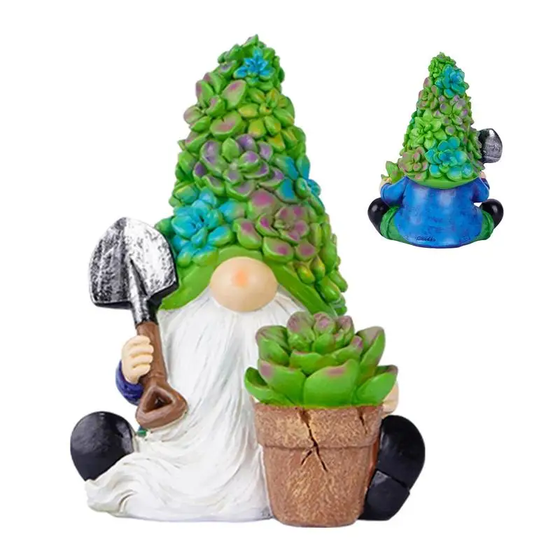 

Funny Gnome Garden Statue Resin Desktop Lawn Decoration For Outdoor Garden Yard Gnome Sculpture Cute Gnome Figurines