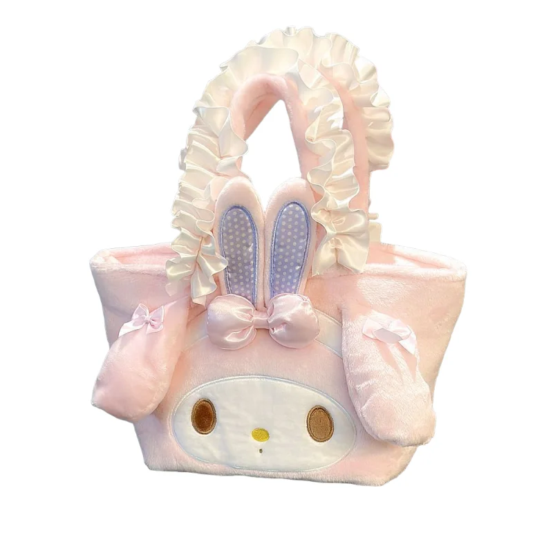 الكرتون نمط لطيف بلدي ميلودي الوردي حقيبة يد النمط الياباني حقيبة مستحضرات التجميل Kawaii جوهرة حالة النمط الياباني حقيبة قطيفة الهدايا فتاة #3