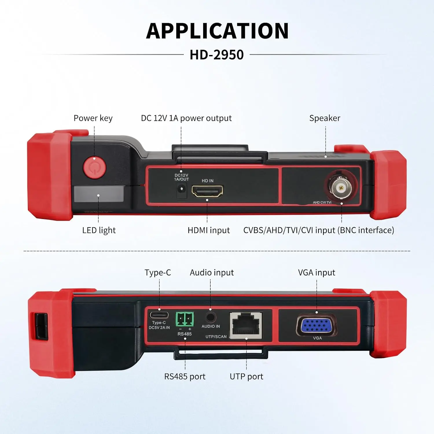 4K 8MP Auto HD Coaxial Camera Tester CCTV Monitor TVI/CVI/AHD/CVBS Analog Video Inspection Tool for Vehicle Security Systems