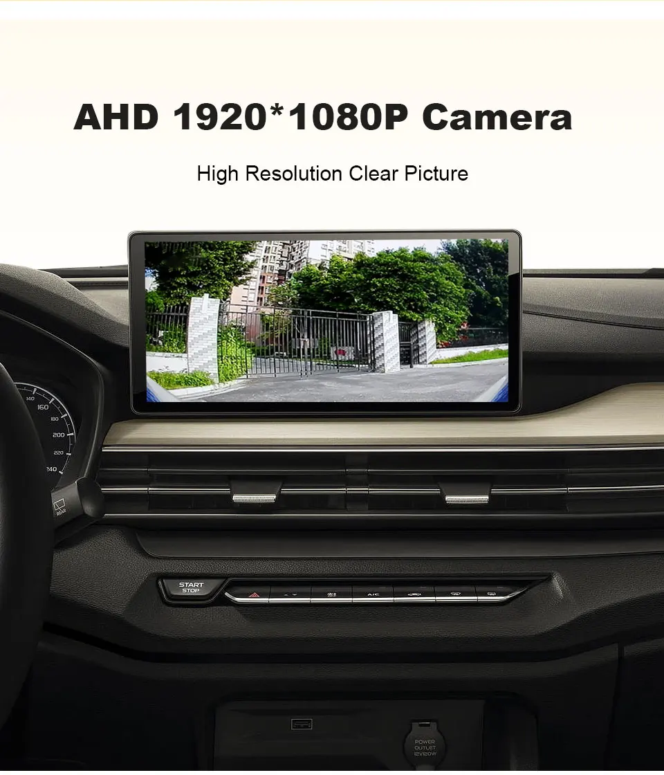 Rückfahrkamera für BMW X1 X3 E39 E53 E82 E88 E84 E90 E91 E92 E93 E60 E61 E70 E71 E72 AHD 2K Fisheye-Objektiv-Kamera – Detail 6