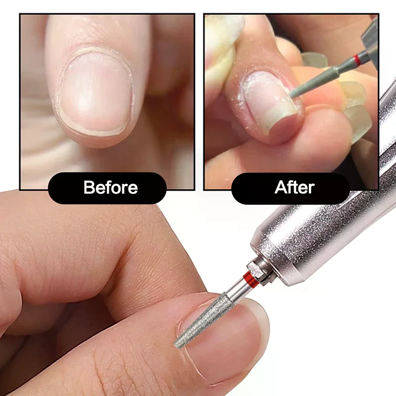Sharp Cone Cuticle Clean Nail Drill Bit Professional Carbide Bit For Gel Polish Removal Durable Manicure Tools Nail Techs