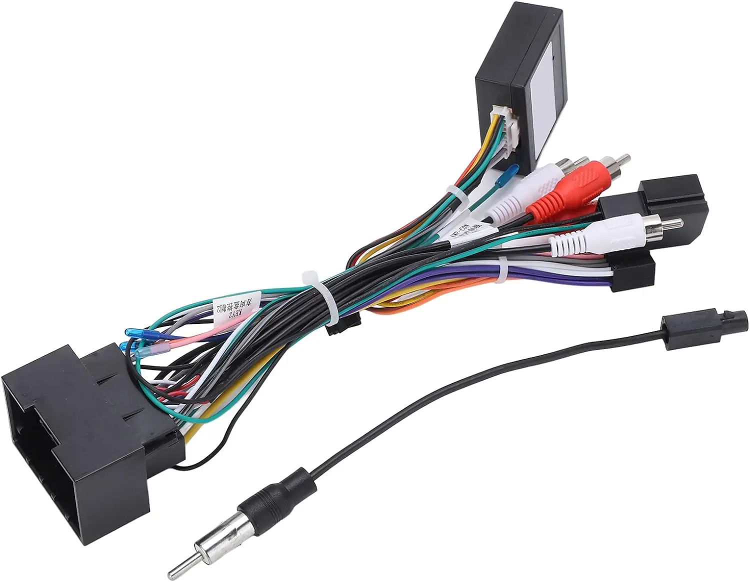 

Audio Wiring Harness, Stereo Radio Wiring Harness Connector Adapter with CAN Bus Box 16Pin Replacement for Cruze