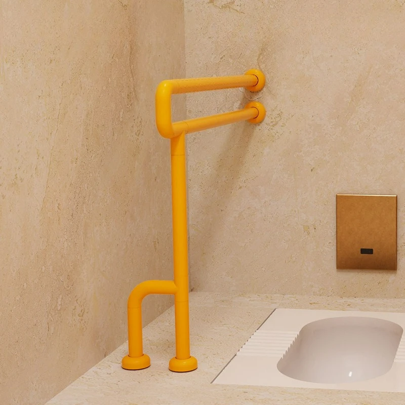 

Bathroom Non-slip Armrest Toilet Stainless Steel Armrest Grab Bar Waterproof Lightweight Elderly