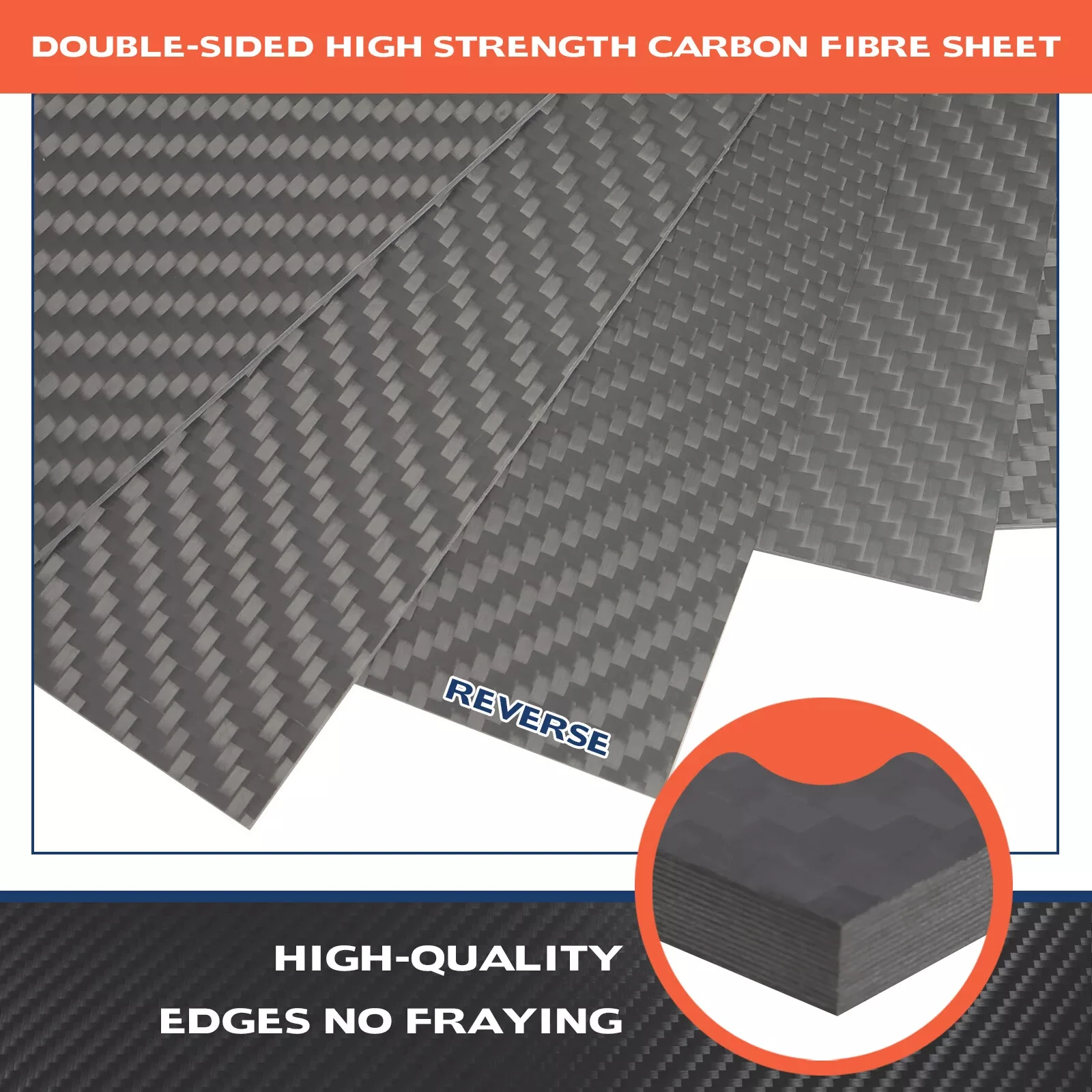 1 قطعة ورقة ألياف الكربون 3K حك ماتي عادي عالية مركب صلابة المواد ألياف الكربون مجلس سميكة 0.2/0.5/1/1.5/2/3/4 ~ 10 مللي متر