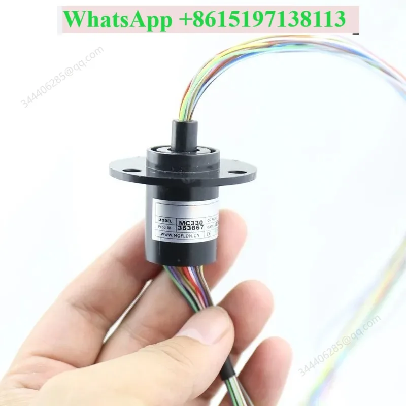 Mofull Conductive Slip Ring 22mm OD 33mm Length 18 Circuits 2A per Circuit