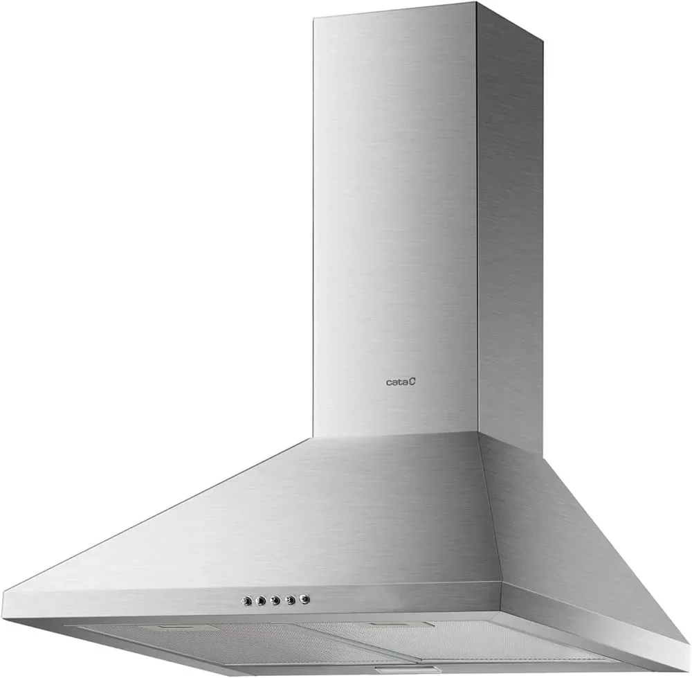 Campana Extractora VZX 6000 X/A Campana Pared Decorativo 60 cm Capacidad Extracción 490m3/h 3 niveles