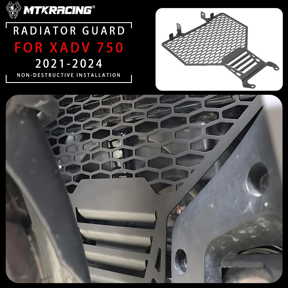 

For HONDA XADV 750 2021-2024 Motorcycles Radiator Guard Engine Cooler Grille Cover Protection