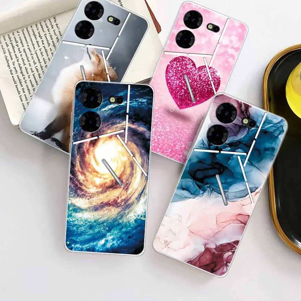 For Tecno Pova 5 Pro Case Cover For Tecno Pova 5 Clear Shockproof Soft Silicone TPU Phone Case Fundas For Tecno Pova 5 Pro Coque