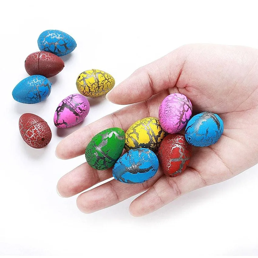 

60pcs Toy Dinosaur Egg Magic Hatching Tyrannosaurus Rex Add Water Growing Dinosaur Novelty Bag Toys For Kids Eudcational Toys