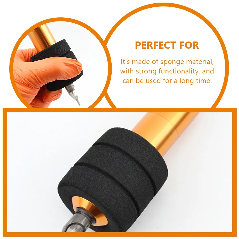 

5 Pcs Handle Sleeve Handles Tattoo Pen Covers Sleeves Black Tattooing Accessories