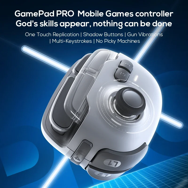 MEMO MB03 Phone Gaming Joystick Mobile Gaming Controller with One Click Combo Shadow Button Smart Pressure for iOS Android