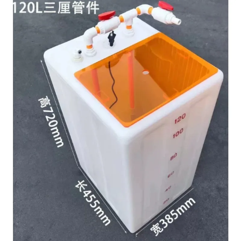 25-Liter Reef Tank Automatic Circulation Change Bucket, Corrosion-resistant Acrylic Fish Tank Container