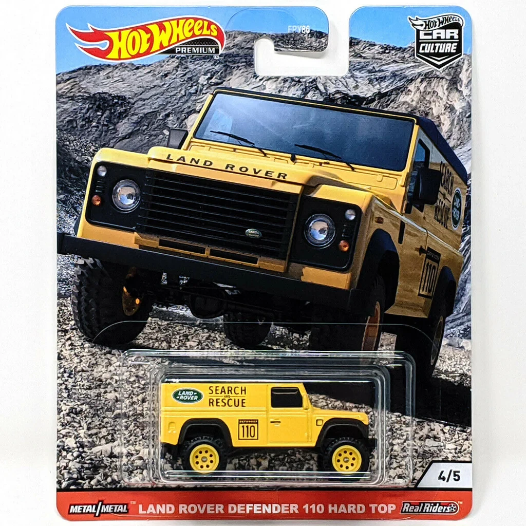 Hot Wheels Premium Car Culture 2020 Conjunto de Terrenos Selvagens Mercedes Ford Porsche etc 1:64 Carros de Veículo Modelo Diecast