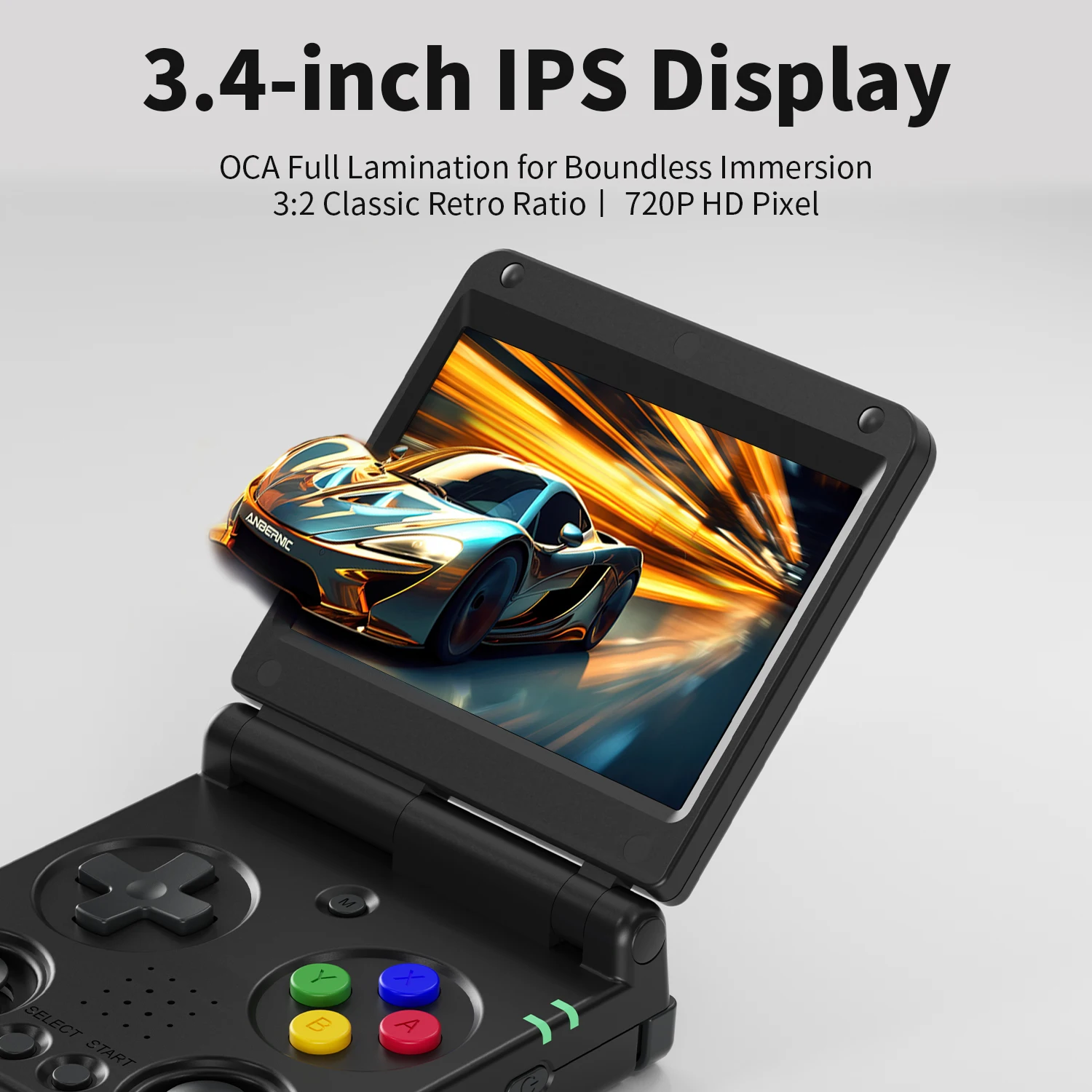 Anbernic rg34xxsp console de j - Retro Gaming Play Zone avaliação e preço