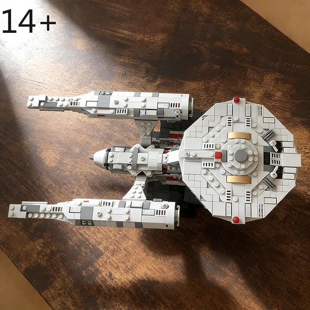 

moc 2026 NEW Series MOC Spaceship Midi-Scale USS Enterprise NCC-1701 Buliding Blocks Model DIY Assembly Bricks Model Toys Gifts