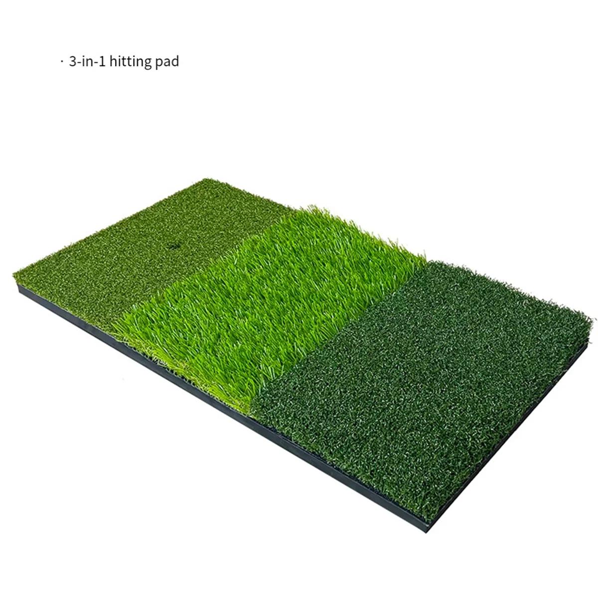 Golf Mat Portable with Rubber Socket Simulated Lawn Golf Training Lawn Mat