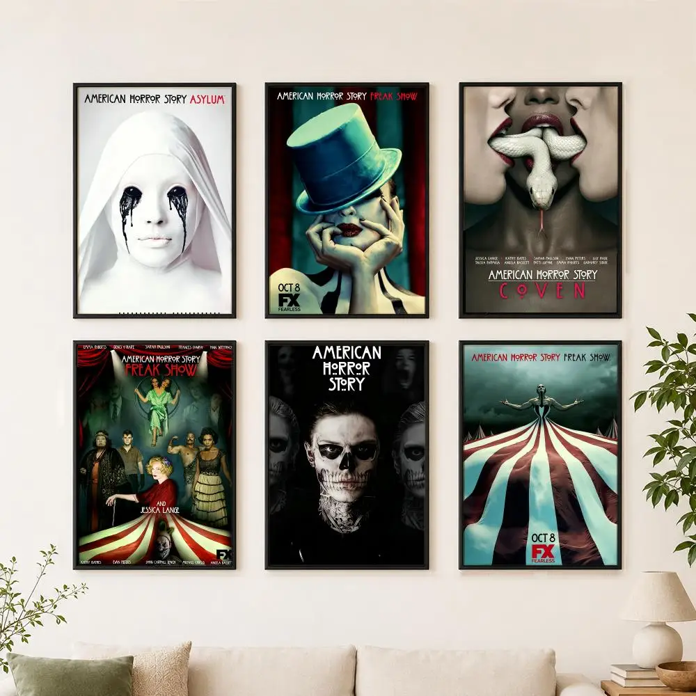 series American Horror Story Poster Poster HD Printing Cozy and Warm Style for Home Decor for Living Room Bedrooms Gift Giving