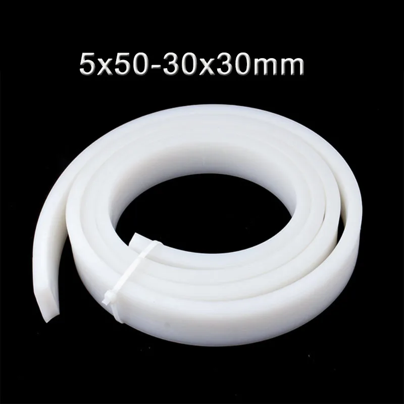 1/2/3Meters White High Temperature Resistant Solid Silicone Rubber Sealing Strip Weather strip