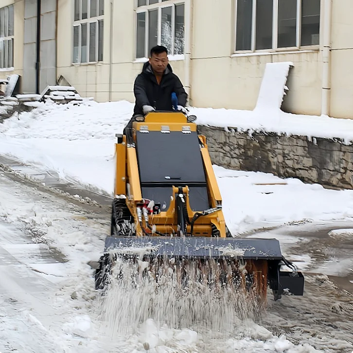 SDLOT Low Fuel Mini Skid Steer Loader Yanmar Diesel Engine CE EURO5 Hydraulic Fertilizer Fork for Farm Fertilizer Transport