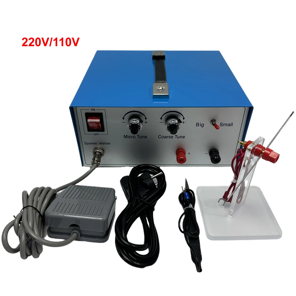 80A Handheld Pulse Spot Laser Welding Machine 500W 220V 110V Jewelry Welder Tool Big Power Butt Gold Silver Copper