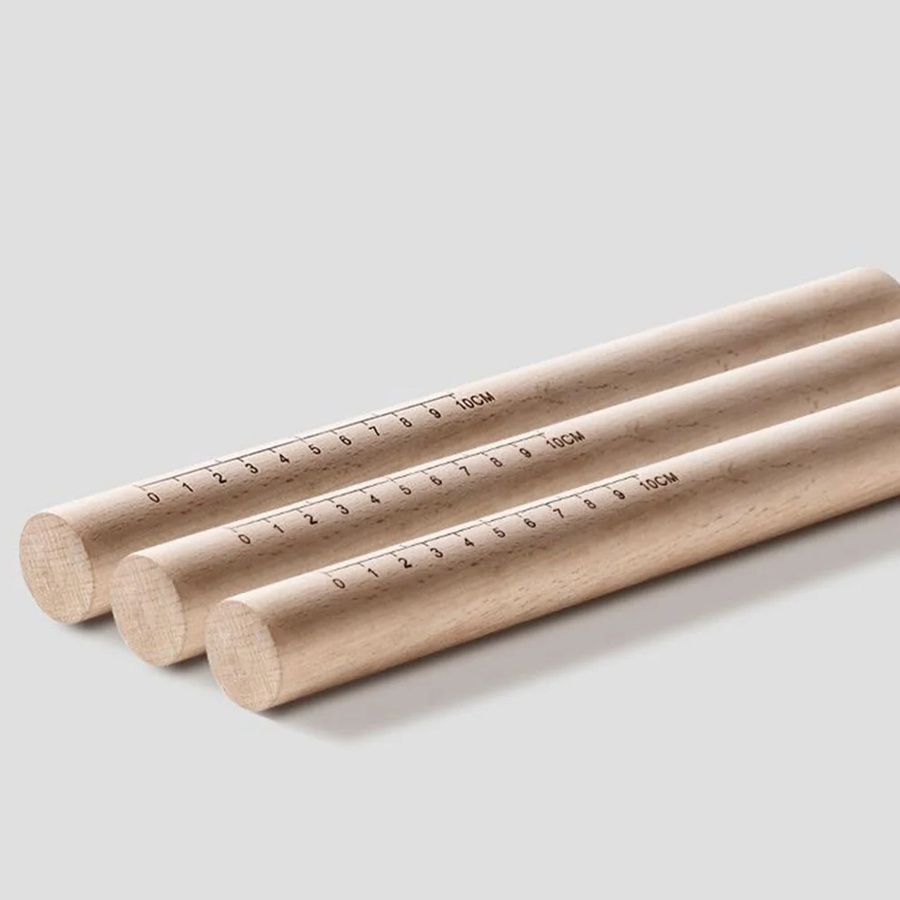 

Non stick Rolling Pin for Baking Dough Roller Sticks Wood Kitchen Tool Fondant Sugar Petal Clays DIY Marzipan Noodles Bread