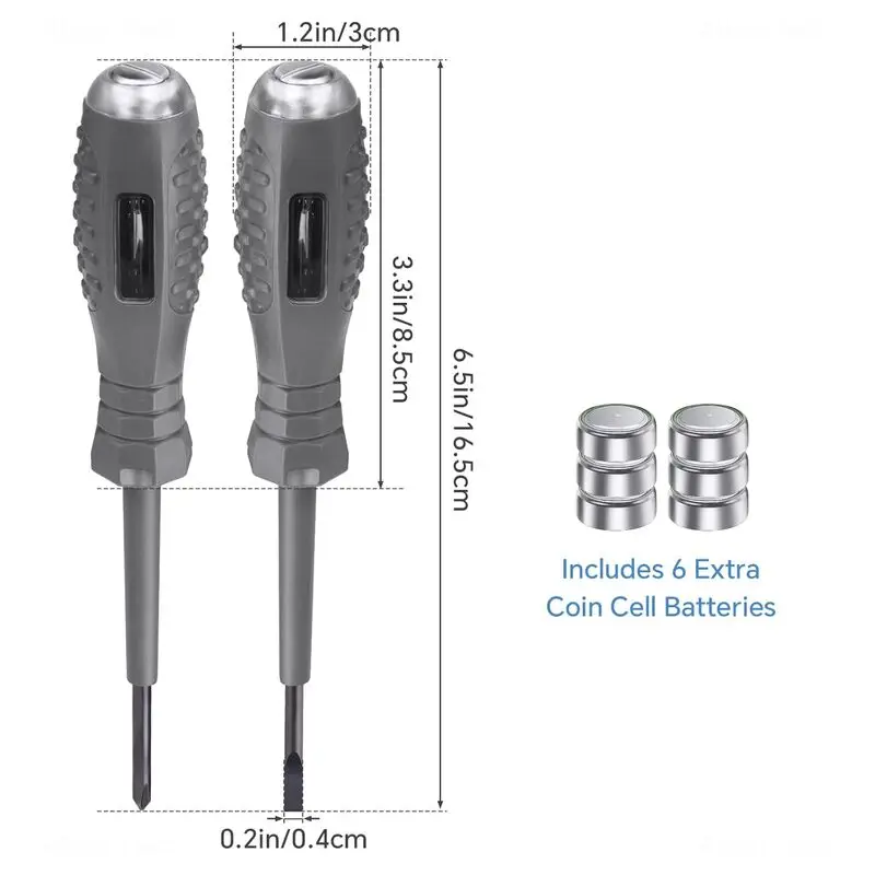 Word/cross Screwdrivers Neon Bulb Indicator Meter Electric Pen Insulated Electrician Highlight Pocket Tester Pen Tools